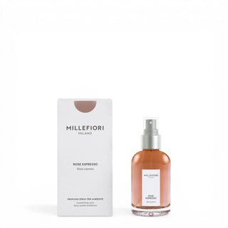 Milano Home Spray 100 ml Rose Espresso van Millefiori, duidelijk als hoofdfoto afgebeeld
