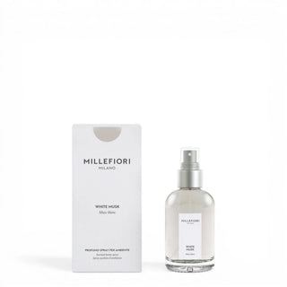 Milano Home Spray 100 ml White Musk van Millefiori, duidelijk als hoofdfoto afgebeeld