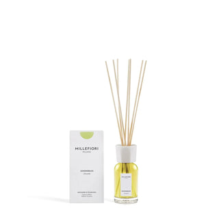 Milano Reed Diffuser 100 ml Lemon Grass van Millefiori, duidelijk als hoofdfoto afgebeeld