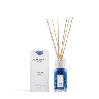 Milano Reed Diffuser 250 ml Cold Water van Millefiori, duidelijk als hoofdfoto afgebeeld