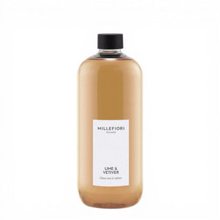 Milano Refill 500 ml Lime & Vetiver van Millefiori, duidelijk als hoofdfoto afgebeeld