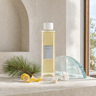 Zona navulling Oxygen 250ml van Millefiori, toegepast in een sfeervolle interieursetting