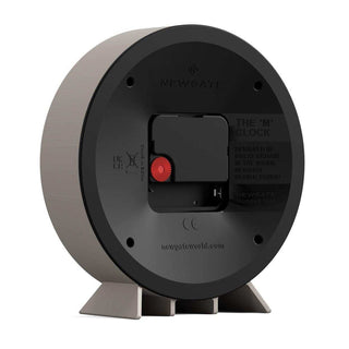 Theater tafelklok grijs 16cm - Het Adres