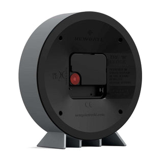 M tafelklok Railway grijs 16cm - Het Adres