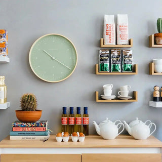 Mr Clarke wandklok groen 40cm - Het Adres