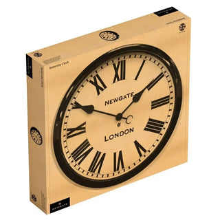 Battersby Wanduhr schwarz 50cm - Het Adres