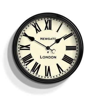 Battersby Wanduhr schwarz 50cm - Het Adres
