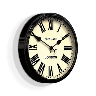 Battersby Wanduhr schwarz 50cm - Het Adres
