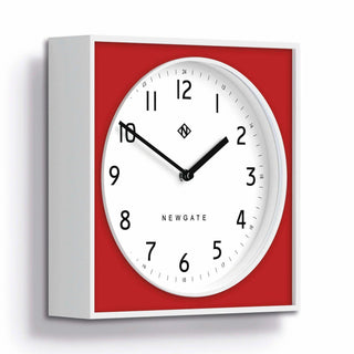 Burger & Chips horloge mural rouge 29cm - Het Adres