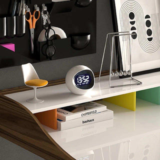 Centre of the Earth alarm clock white - Het Adres