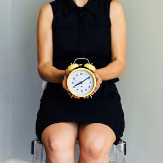 Charlie Echo alarm clock yellow - Het Adres