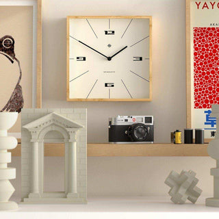 Fiji wall clock Bamboo lines 30cm - Het Adres