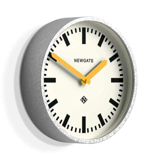 Luggage wall clock yellow 30cm - Het Adres