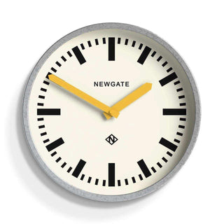 Luggage wall clock yellow 30cm - Het Adres