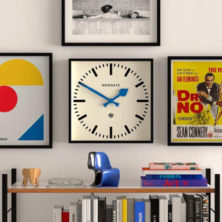 Number Five wall clock blue 33cm - Het Adres