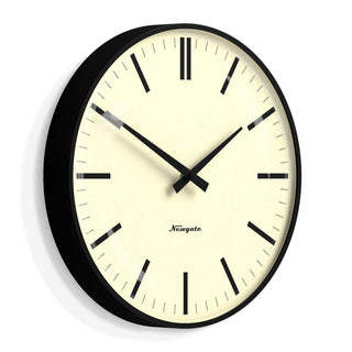 Radio City wall clock lines black 33cm - Het Adres