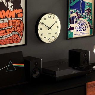 Radio City wall clock numbers black 33cm - Het Adres