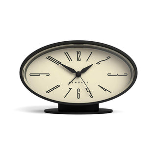 Ronnie table clock / alarm clock black/beige - Het Adres