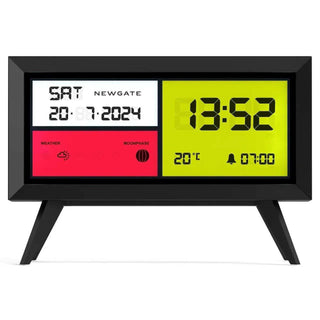 Spectronoma LCD Wecker schwarz - Het Adres