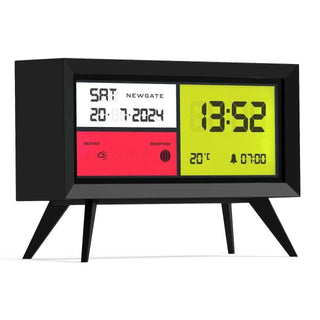 Spectronoma LCD Wecker schwarz - Het Adres