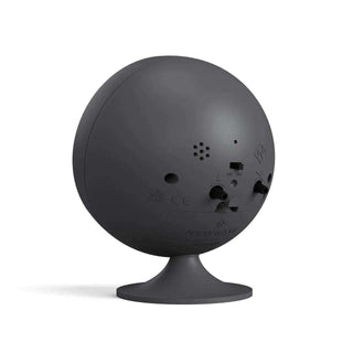 Spheric table clock / alarm clock grey - Het Adres