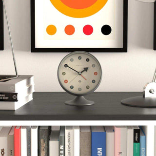 Spheric table clock / alarm clock grey - Het Adres