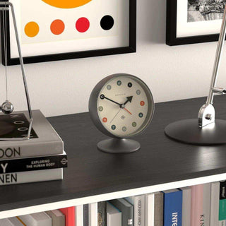 Spheric table clock / alarm clock grey - Het Adres