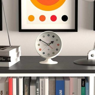 Reloj de mesa / despertador blanco Spheric - Het Adres