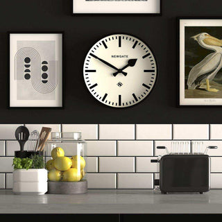 Station wall clock black 37cm - Het Adres