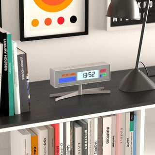 Supergenius LCD alarm clock white - Het Adres