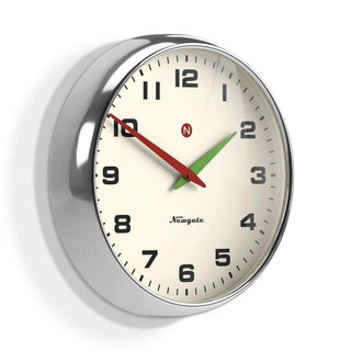 Superstore wall clock chrome 40cm - Het Adres
