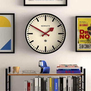 Universal railway wall clock black 43cm - Het Adres