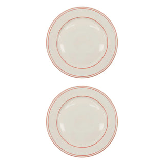 Bistro bord rood 27cm - set van 2 van Nicolas Vahe, duidelijk als hoofdfoto afgebeeld