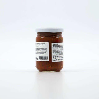 Bruschetta aubergine en paprika van Nicolas Vahe, aan de achterzijde met verpakkingsinformatie zichtbaar