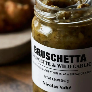 Bruschetta courgette et ail des ours - Het Adres