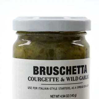 Bruschetta courgette et ail des ours - Het Adres
