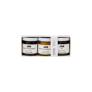 Cadeaubox Favoriet jam - 3 stuks van Nicolas Vahe, vrijstaand en duidelijk afgebeeld