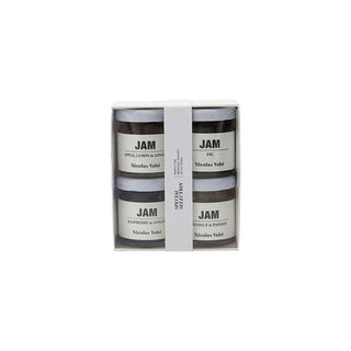 Cadeaubox mini jam - 4 stuks van Nicolas Vahe, vrijstaand en duidelijk afgebeeld