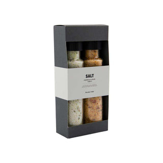 Geschenkbox Parmesan & Basilikum Salz & Chili Salz - Het Adres