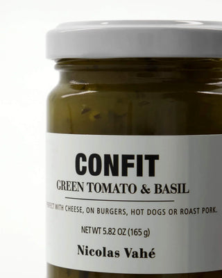 Confit Groene Tomaat & Basilicum – 165 g van Nicolas Vahe, vanuit een aanvullend productaanzicht