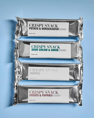 Crispy Snack Truffel – 75 g van Nicolas Vahe, in een gestileerde detailopstelling