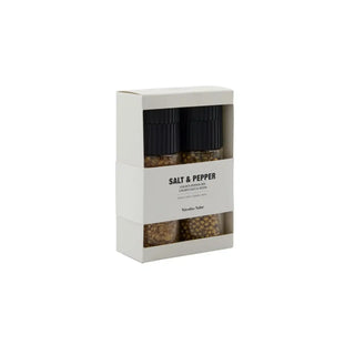Geschenkdoos met gouden peper en zout mix van Nicolas Vahe, duidelijk als hoofdfoto afgebeeld