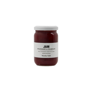 Jam Aardbei & Champagne – 235 g van Nicolas Vahe, duidelijk als hoofdfoto afgebeeld