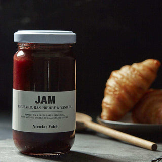 Jam rhubarb, raspberry and vanilla - Het Adres
