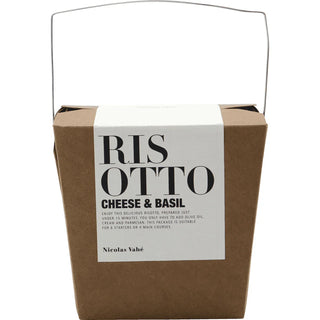 Kaas en basilicum risotto pakket van Nicolas Vahe, duidelijk als hoofdfoto afgebeeld