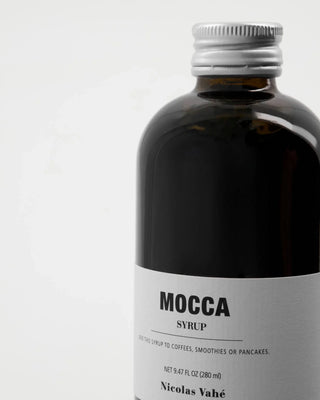 Mocca siroop 280ml van Nicolas Vahe, tijdens het bereiden of serveren van gerechten
