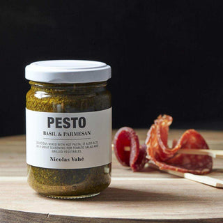 Pesto Basilikum und Parmesan - Het Adres