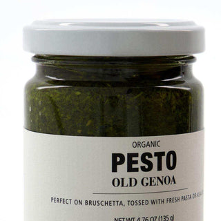 Pesto Biologisch Old Genoa van Nicolas Vahe, met materiaal en structuur van dichtbij zichtbaar