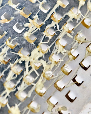 Rasp Fijn naturel van Nicolas Vahe, in een gestileerde detailopstelling