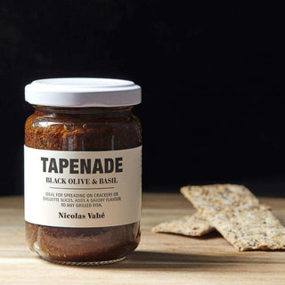 Tapenade aus schwarzen Oliven und Basilikum – Het Adres